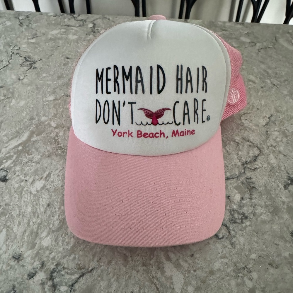 Pink and White Trucker Hat